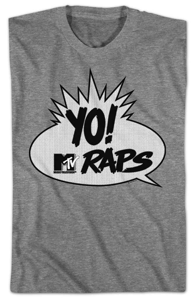 Yo! MTV Raps Vintage Logo MTV Shirt