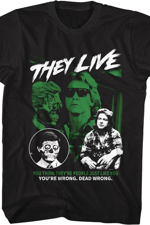 You Think They're People Just Like You They Live T-Shirtmain product image