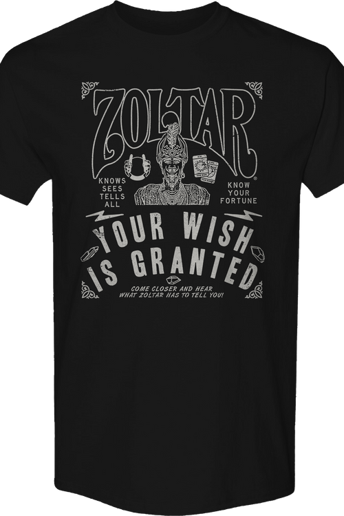 Your Wish Is Granted Zoltar T-Shirtmain product image