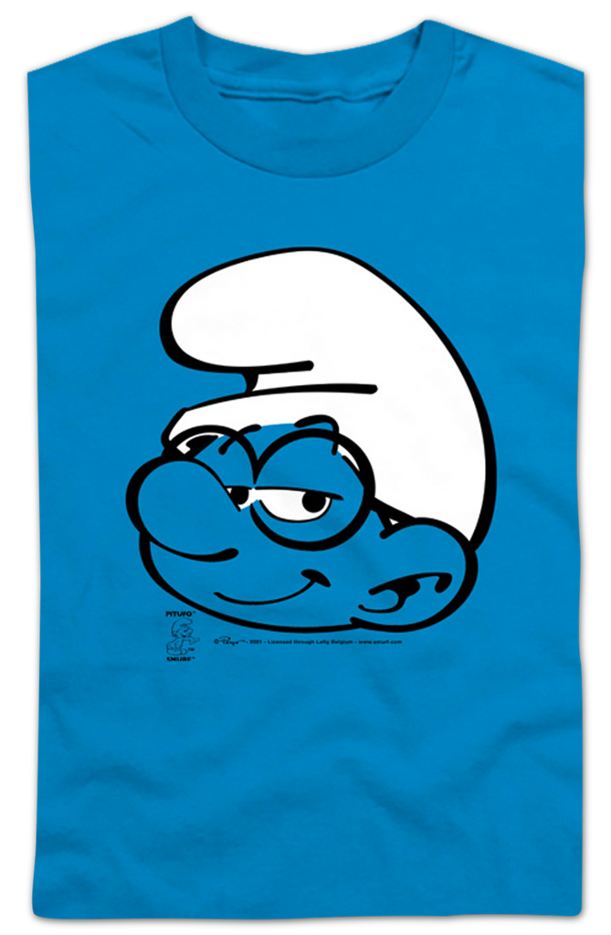 Youth Brainy Smurf Shirt