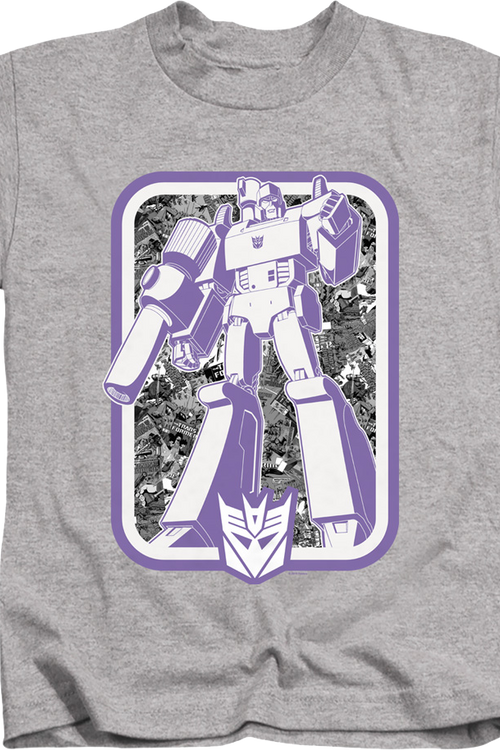 Youth Decepticons Leader Megatron Transformers Shirtmain product image