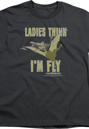 Youth Ladies Think I'm Fly Land Before Time Shirt