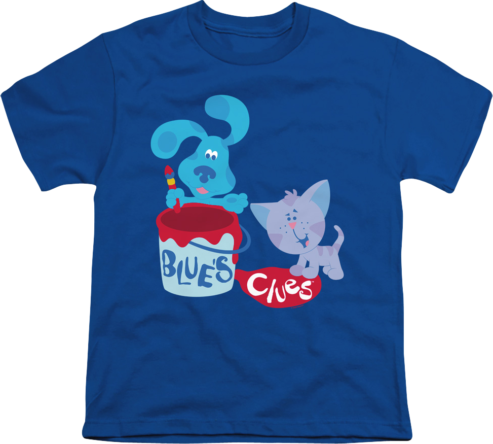 Youth Paint Can Blue's Clues Shirt