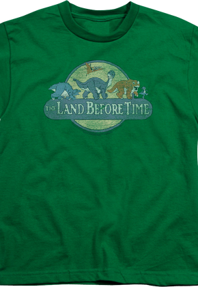 Youth Retro Logo Land Before Time Shirt