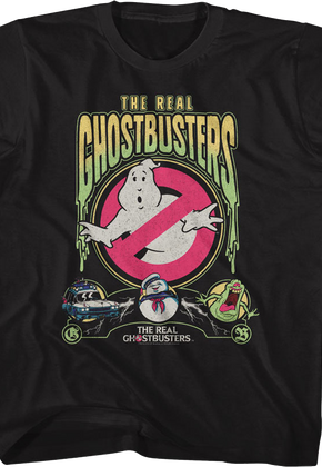 Youth Slimed Collage Real Ghostbusters Shirt