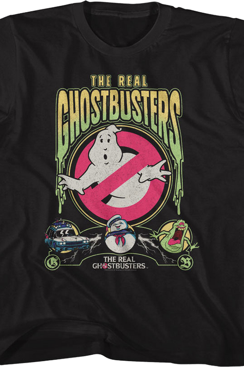 Youth Slimed Collage Real Ghostbusters Shirtmain product image