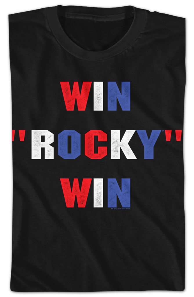 Youth Win Rocky Win Shirt Licensed