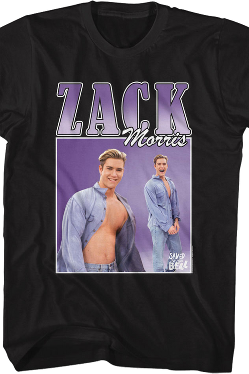 Zack Morris Saved By The Bell T-Shirtmain product image