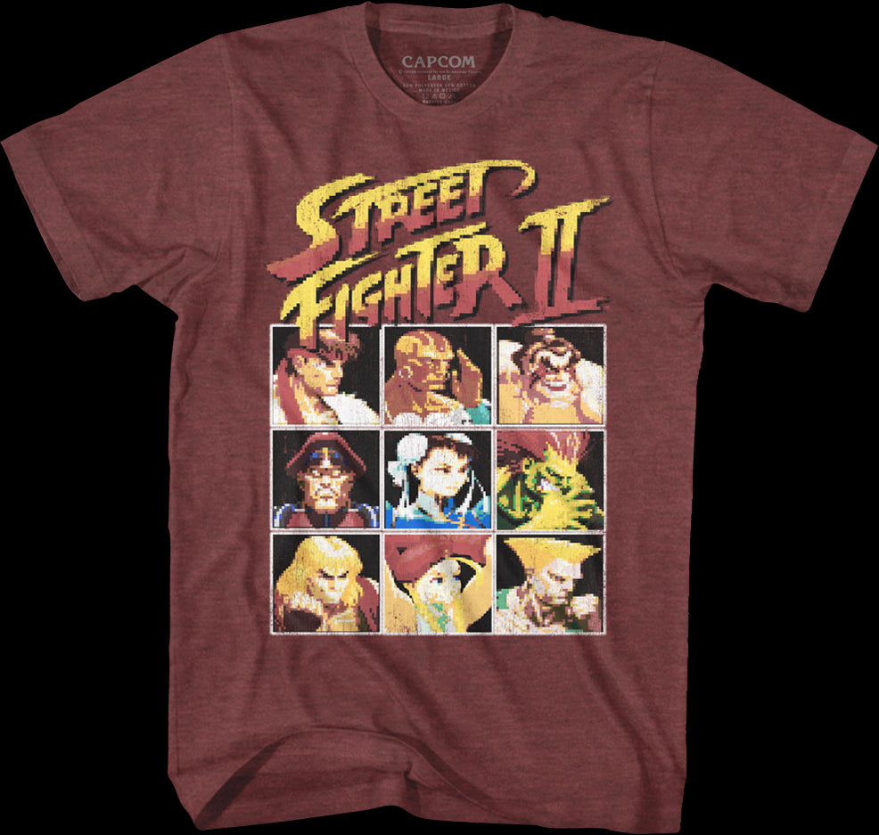 CAPCOM STREET FIGHTER GUILE MOVE SET TEE – Nerds Clothing