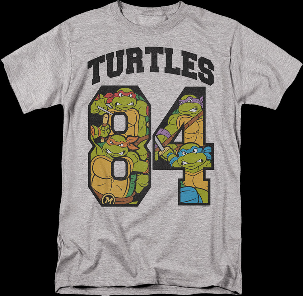 Men's Teenage Mutant Ninja Turtles 1984 Heroes T-Shirt - Athletic Heather -  Large