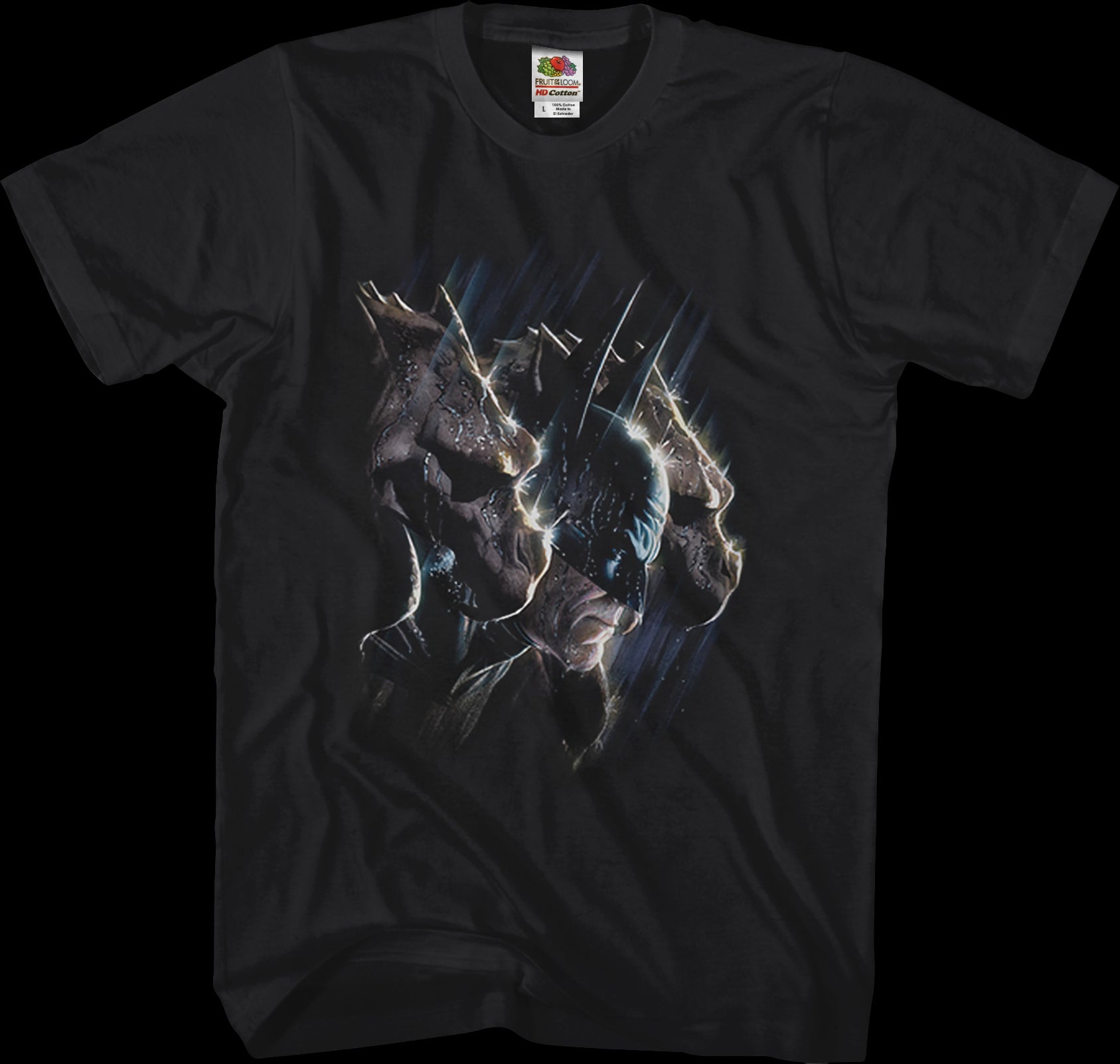 Alex Ross Grim Gargoyles Batman T-Shirt: DC Comics Mens T-Shirt