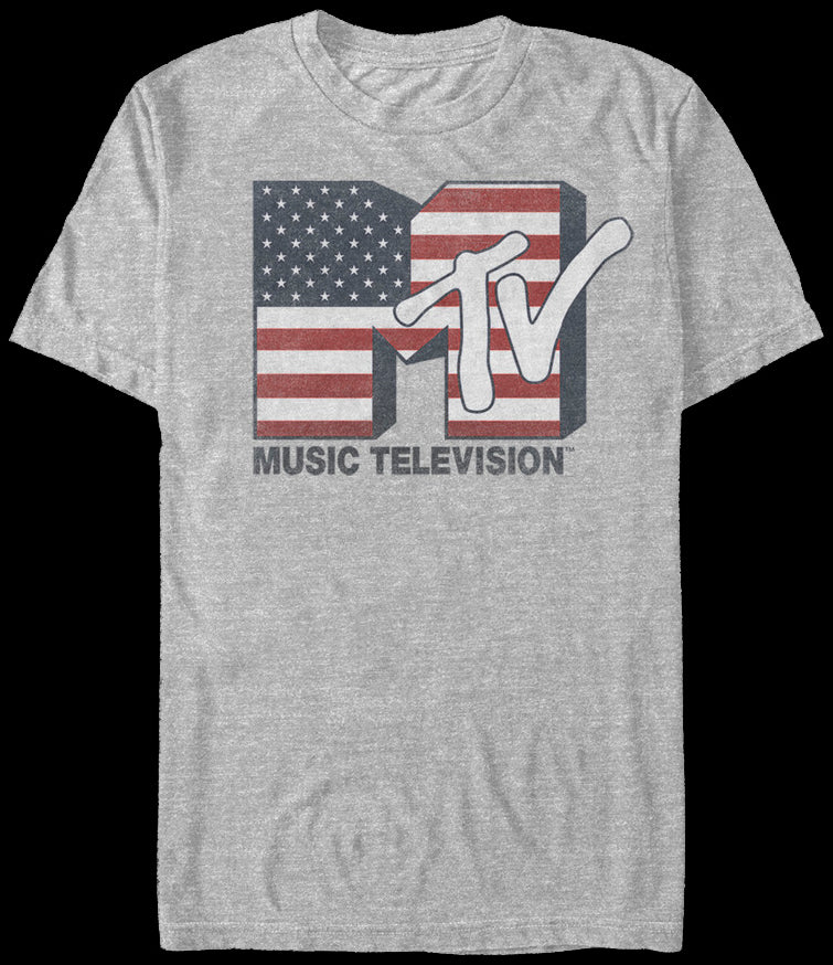 mtv flag shirt