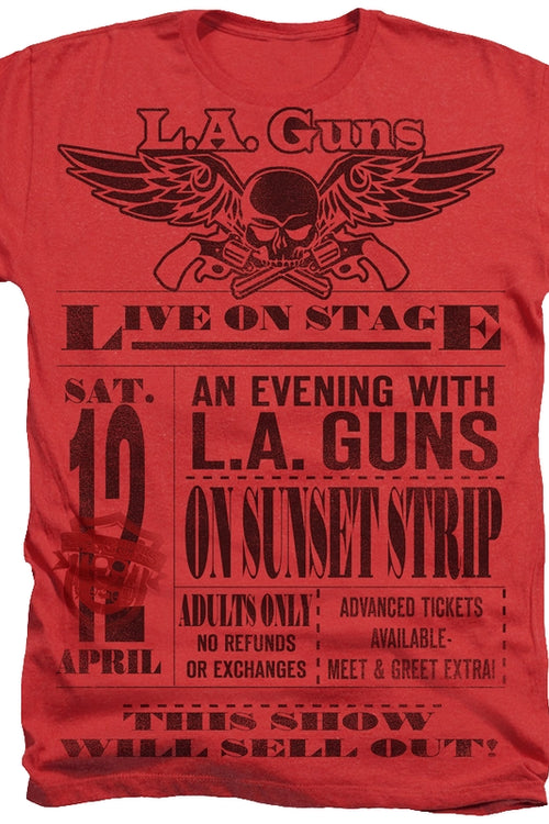 An Evening With LA Guns T-Shirtmain product image