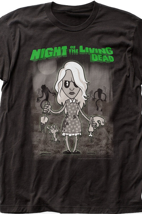 Animated Karen Cooper Night Of The Living Dead T-Shirtmain product image