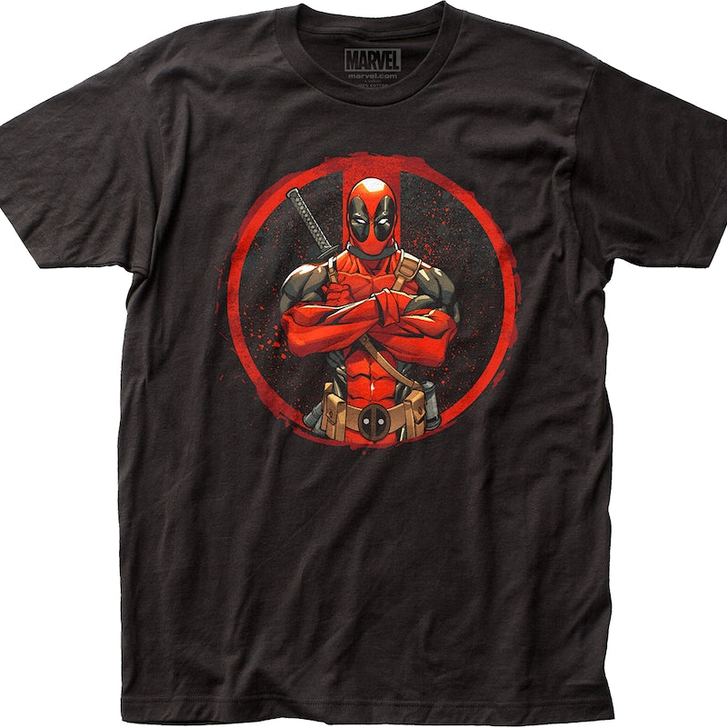 Arms Crossed Deadpool T-Shirt Marvel Comics