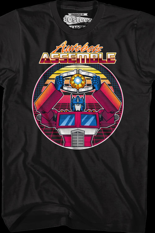 Autobots Assemble Transformers T-Shirtmain product image