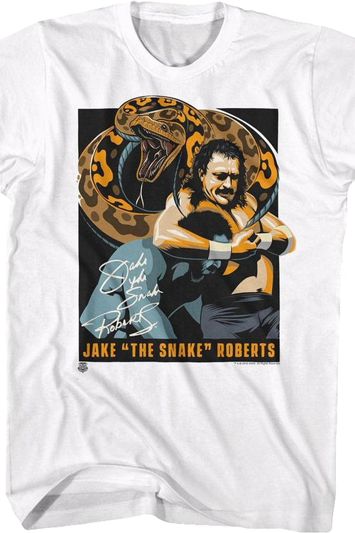 Autograph Jake The Snake Roberts T-Shirtmain product image