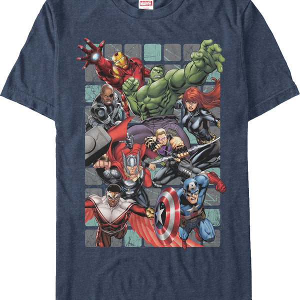 Avengers Assembling Marvel Comics T-Shirt