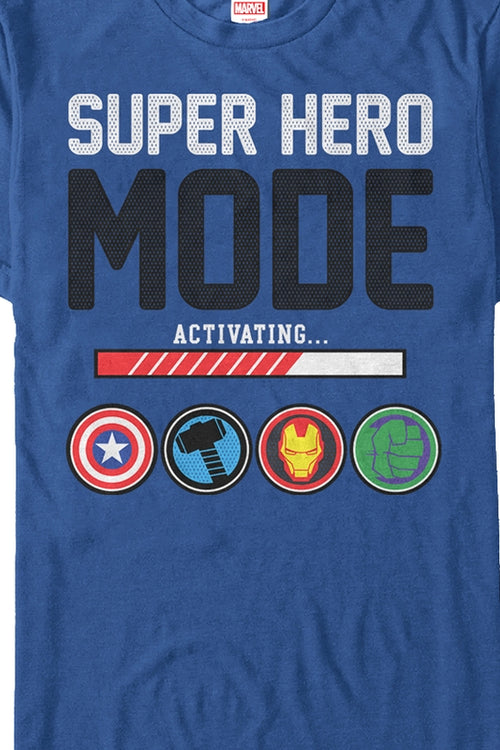 Avengers Super Hero Mode T-Shirtmain product image