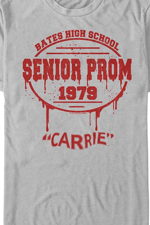 Bates High School Senior Prom Carrie T-Shirtmain product image