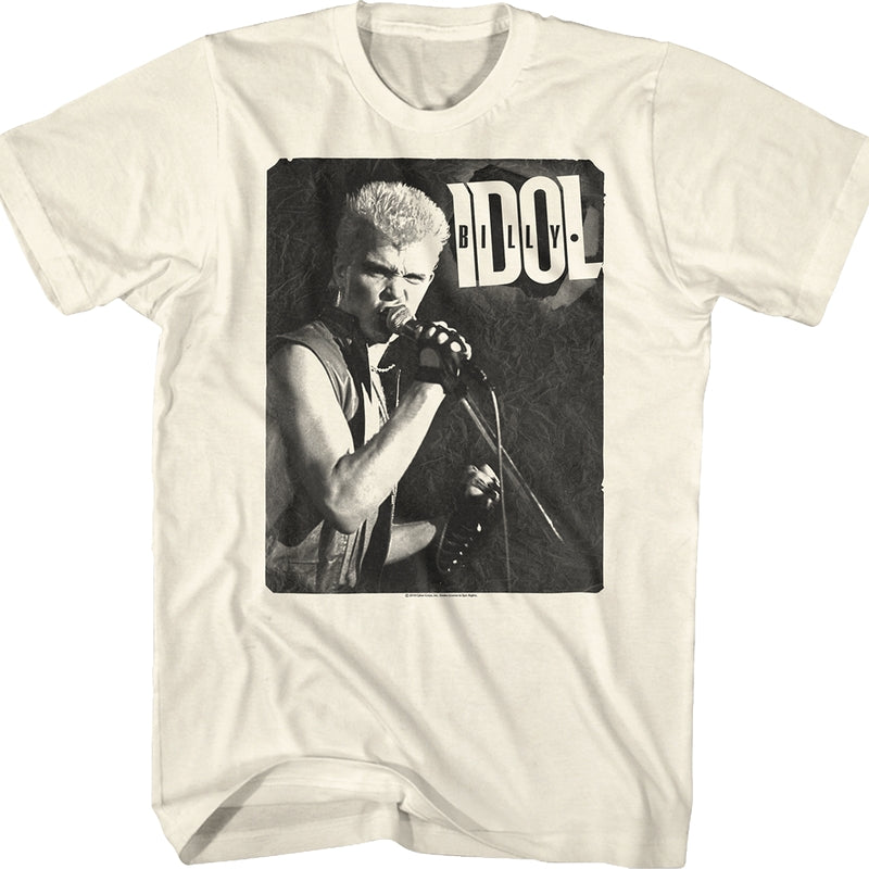 Billy Idol Portrait T-Shirt Mens T Shirt