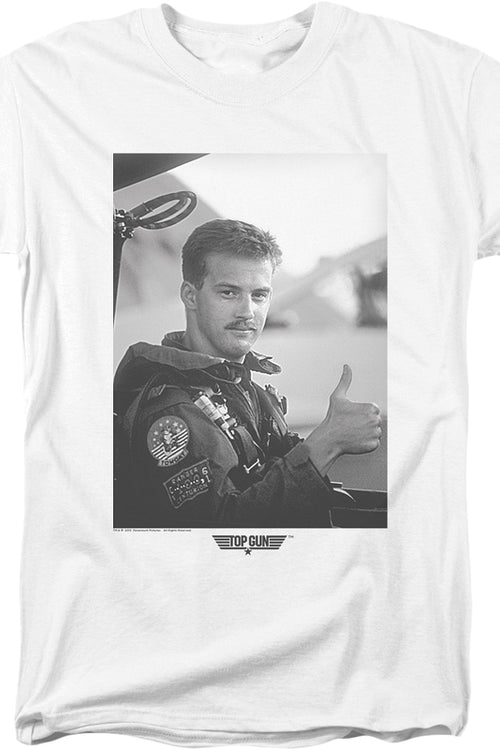 Black and White Goose Top Gun T-Shirtmain product image