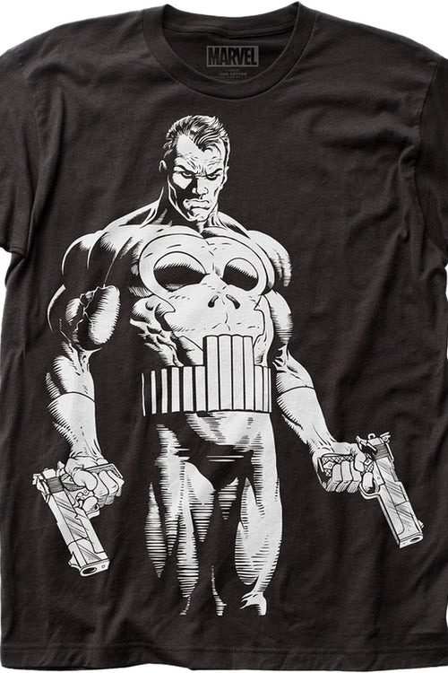 Black and White Punisher T-Shirtmain product image