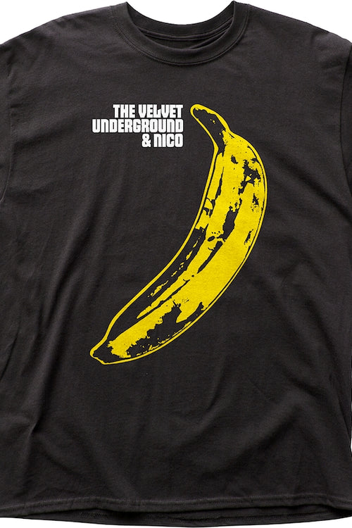 Black The Velvet Underground and Nico T-Shirtmain product image