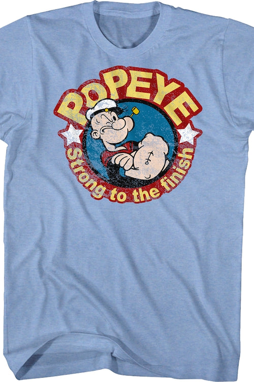 Blue Strong To The Finish Popeye T-Shirtmain product image