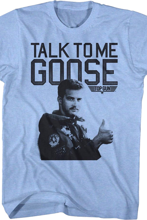 Blue Talk To Me Goose Top Gun T-Shirtmain product image