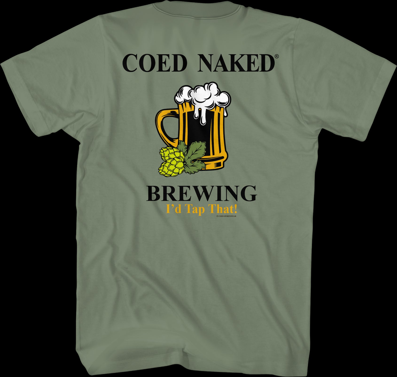 Brewing Coed Naked T-Shirt