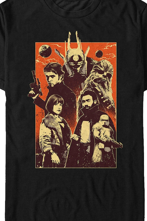 Cast Collage Solo Star Wars T-Shirtmain product image