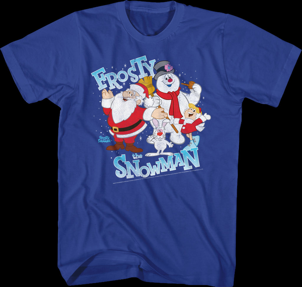 Cast Frosty The Snowman T-Shirt: Frosty The Snowman Mens T-Shirt