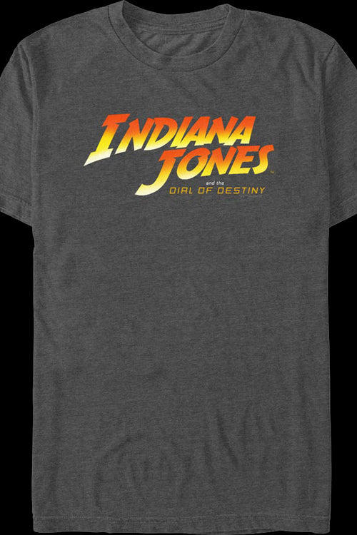 Charcoal Indiana Jones and the Dial of Destiny T-Shirtmain product image