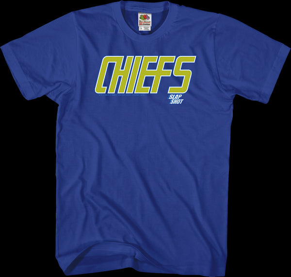 Chiefs Slap Shot Shirt: 80s Movies Slap Shot T-shirt