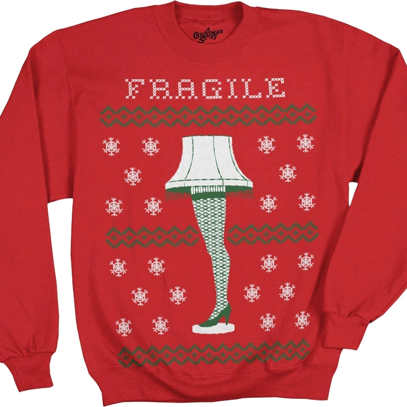 Fragile ugly outlet christmas sweater