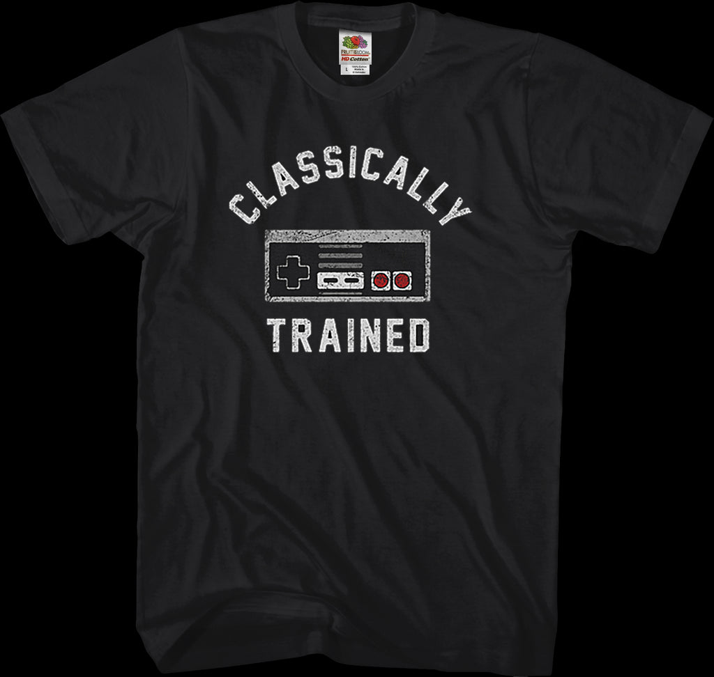 Classically Trained NES Controller Shirt: Nintendo Mens T-shirt