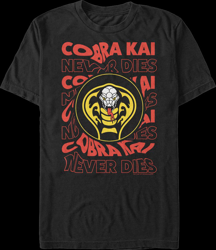 Classic Logo Cobra Kai T-Shirt Mens Small Karate Kid T-shirts