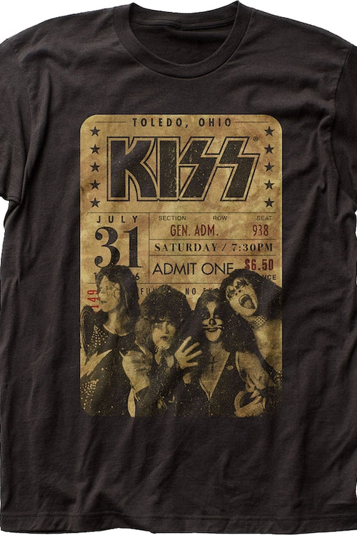 Concert Ticket KISS T-Shirtmain product image