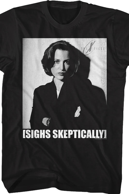 Dana Scully Sighs Skeptically X-Files T-Shirtmain product image