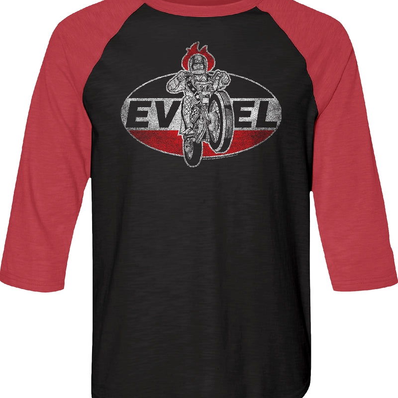  Evel Knievel Vintage Motorcycle Long Sleeve Shirt for