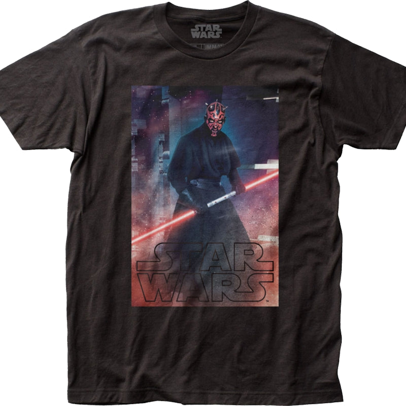 Vintage 1990s retailer Star Wars Darth Maul Giant T-Shirt