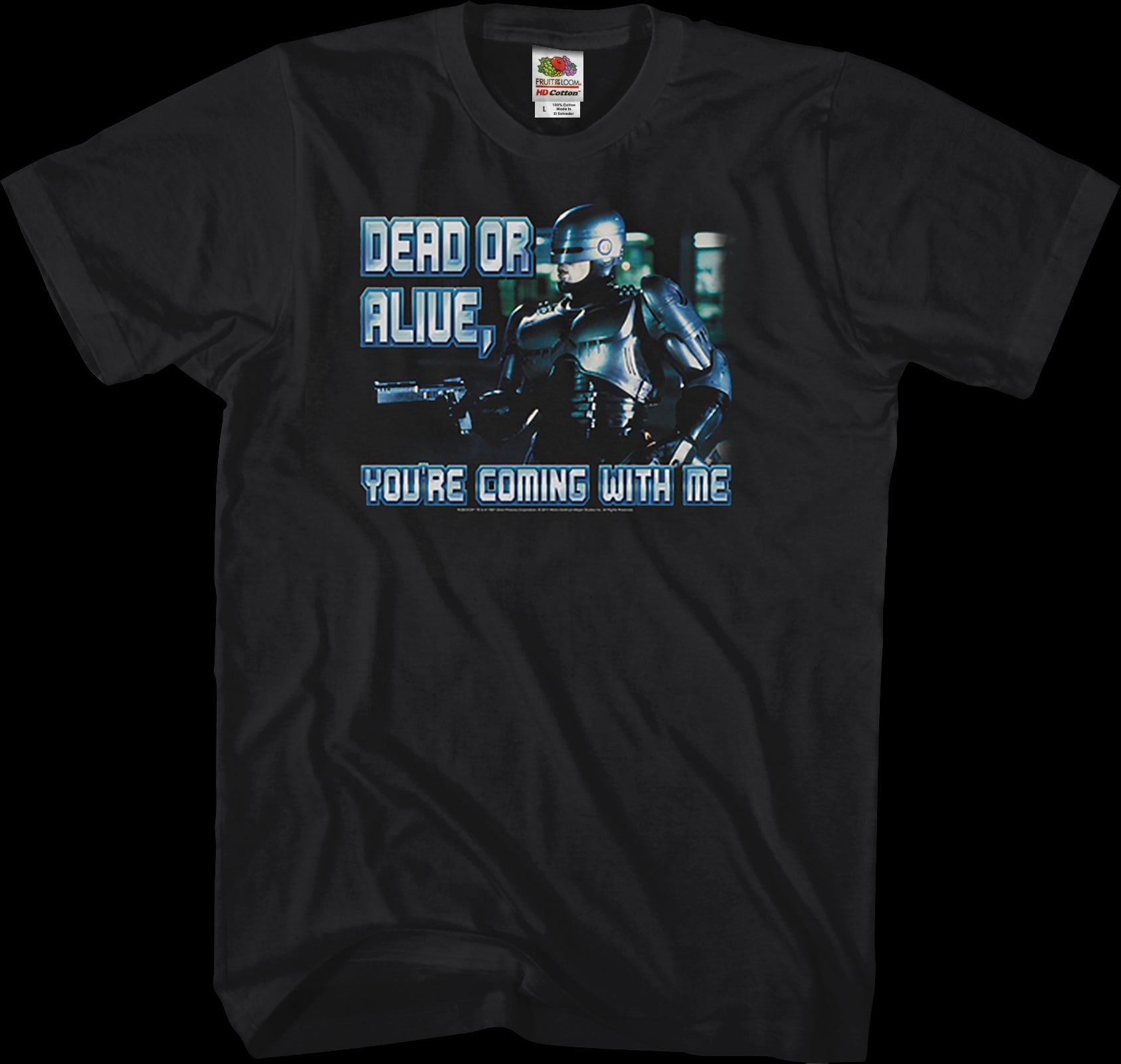 Dead Or Alive Robocop T-Shirt: Robocop Mens T-Shirt