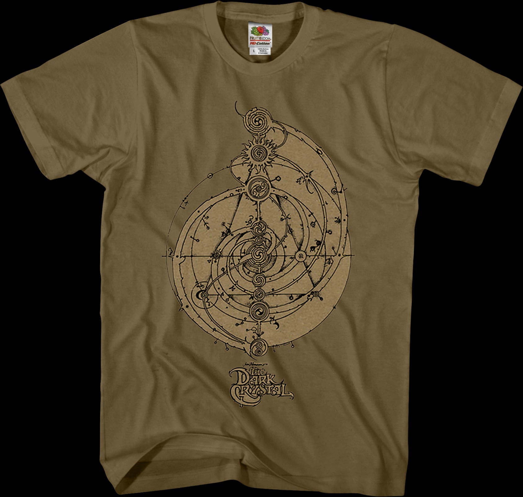 Dream Spiral Dark Crystal T Shirt