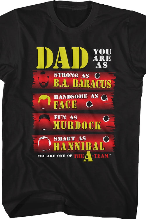 Father's Day A-Team Shirtmain product image