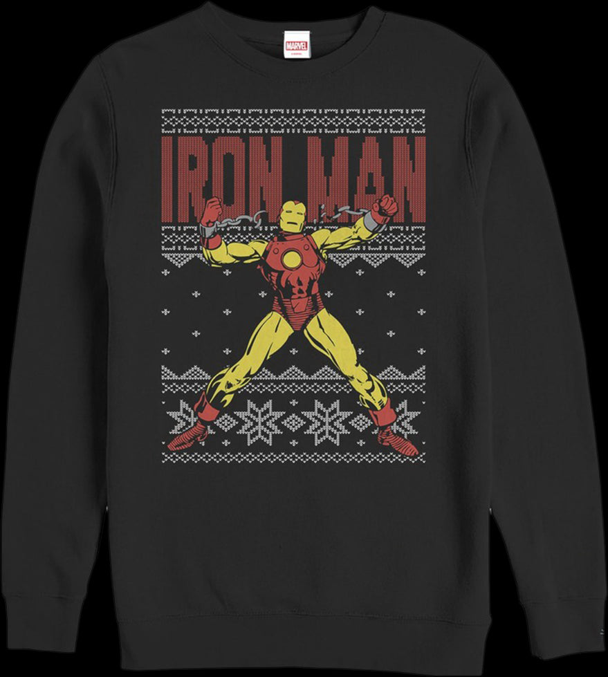 Iron man outlet ugly christmas sweater