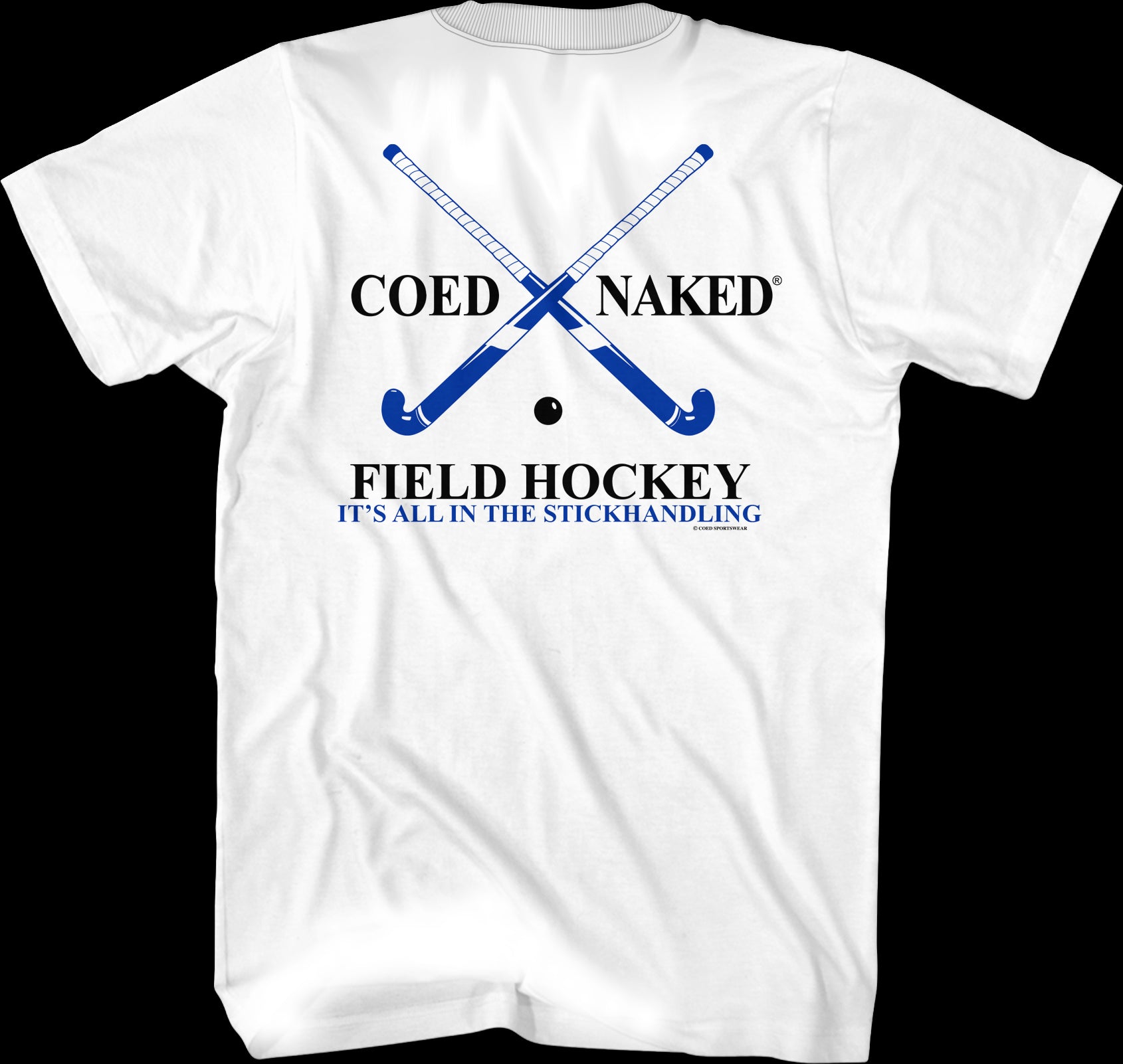 Field Hockey Coed Naked T-Shirt