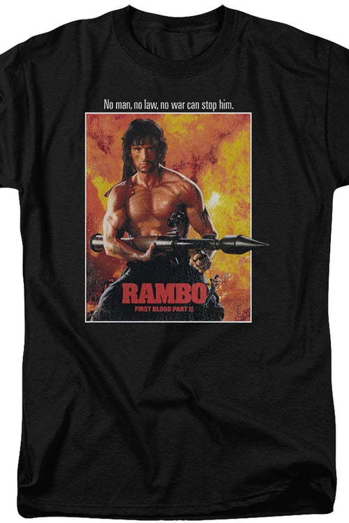 First Blood Part II Rambo Shirtmain product image