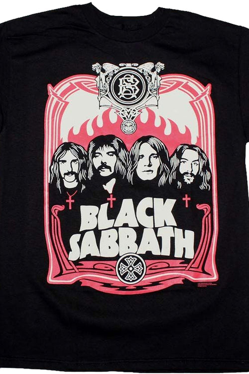 Flames Black Sabbath T-Shirtmain product image