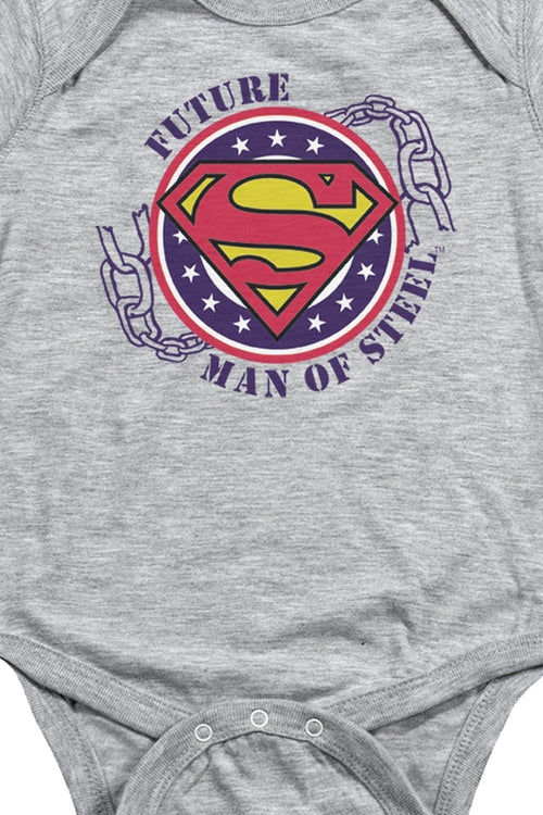 Future Man Of Steel Superman Infant Snapsuitmain product image